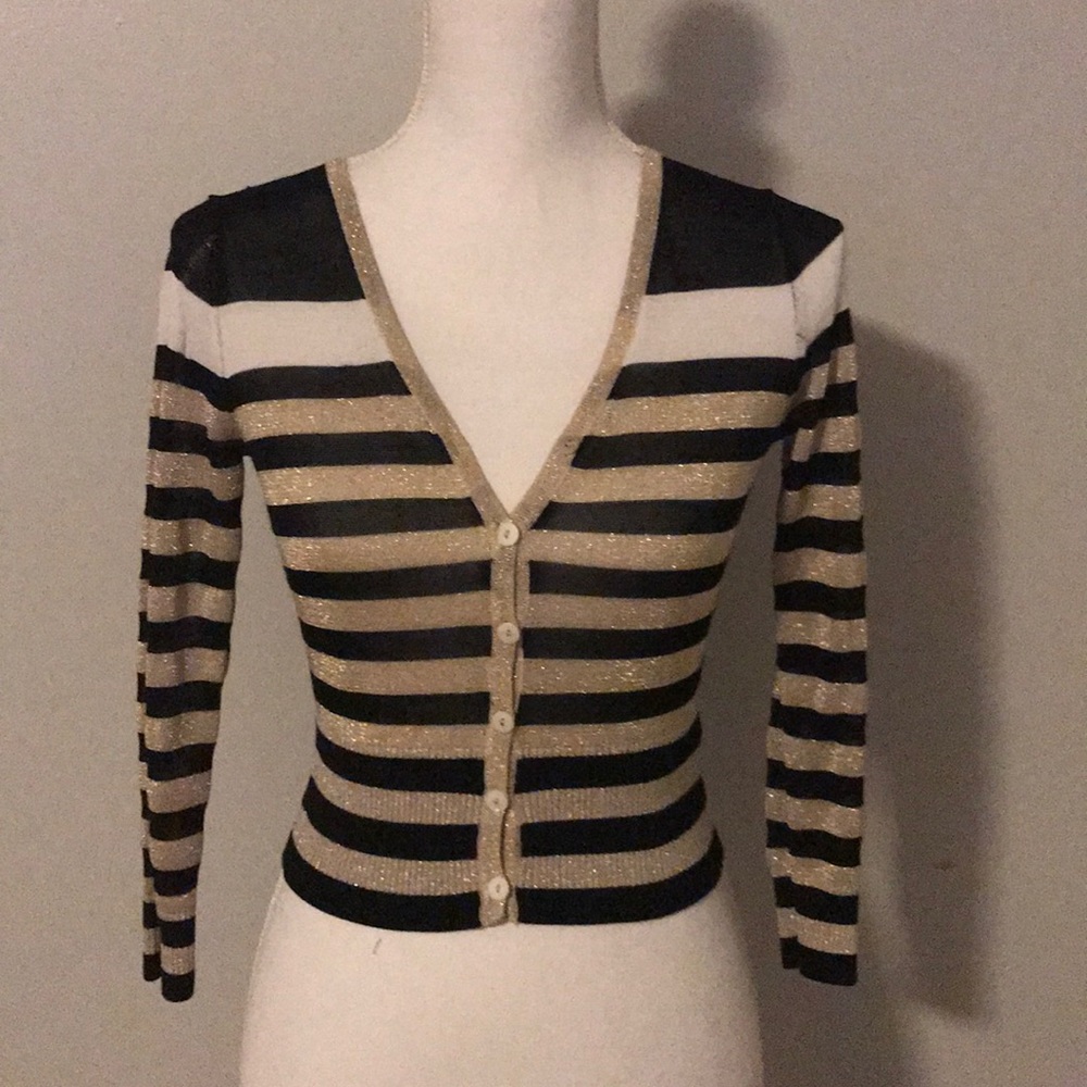 Bebe Crop Cardigan Sweater Size: XS